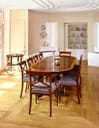 pembroke table and sheraton arm chairs