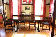 braced arch dining table